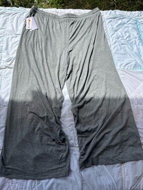 Joyspun Heather Charcoal Wide Leg sleepwear pants.
